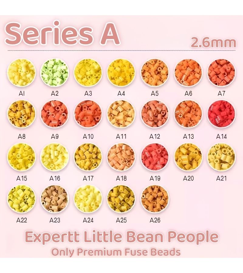 Mini Fusion Fuse Beads 3000pcs 2.6mm Vibrant Colors For DIY Handmade Craft - Image 2
