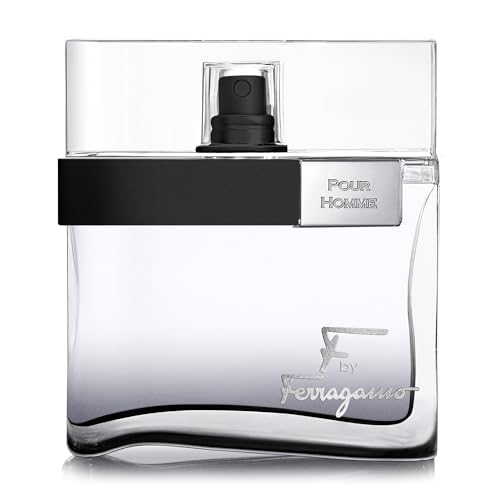FERRAGAMO Salvatore Ferragamo F Black Eau De Toilette Spray for Men, 1.7 Fl Oz - Image 1
