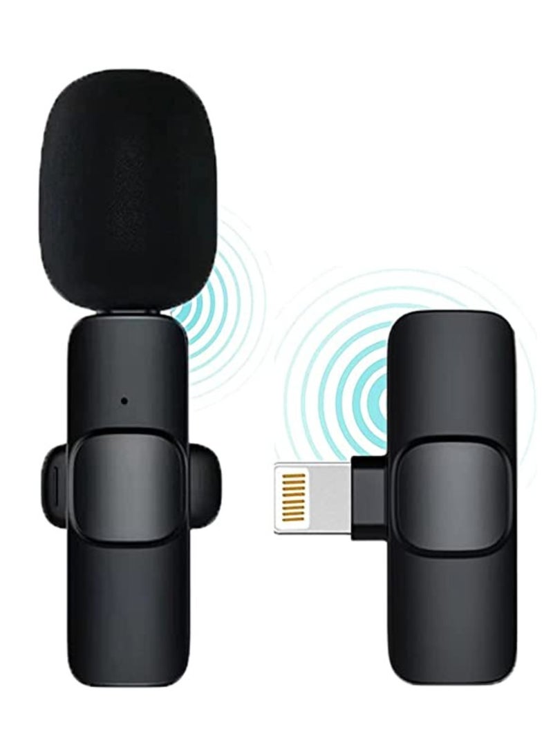 ELTRAZONE ميكروفون لافاليير لاسلكي لجهاز آيفون وآيباد ميني - ميكروفون ليوتيوب وفيسبوك لايف وتيك توك وفلوغ وزوم لتسجيل الفيديو - تقليل الضوضاء/لا حاجة لتطبيق أو بلوتوث - Image 1