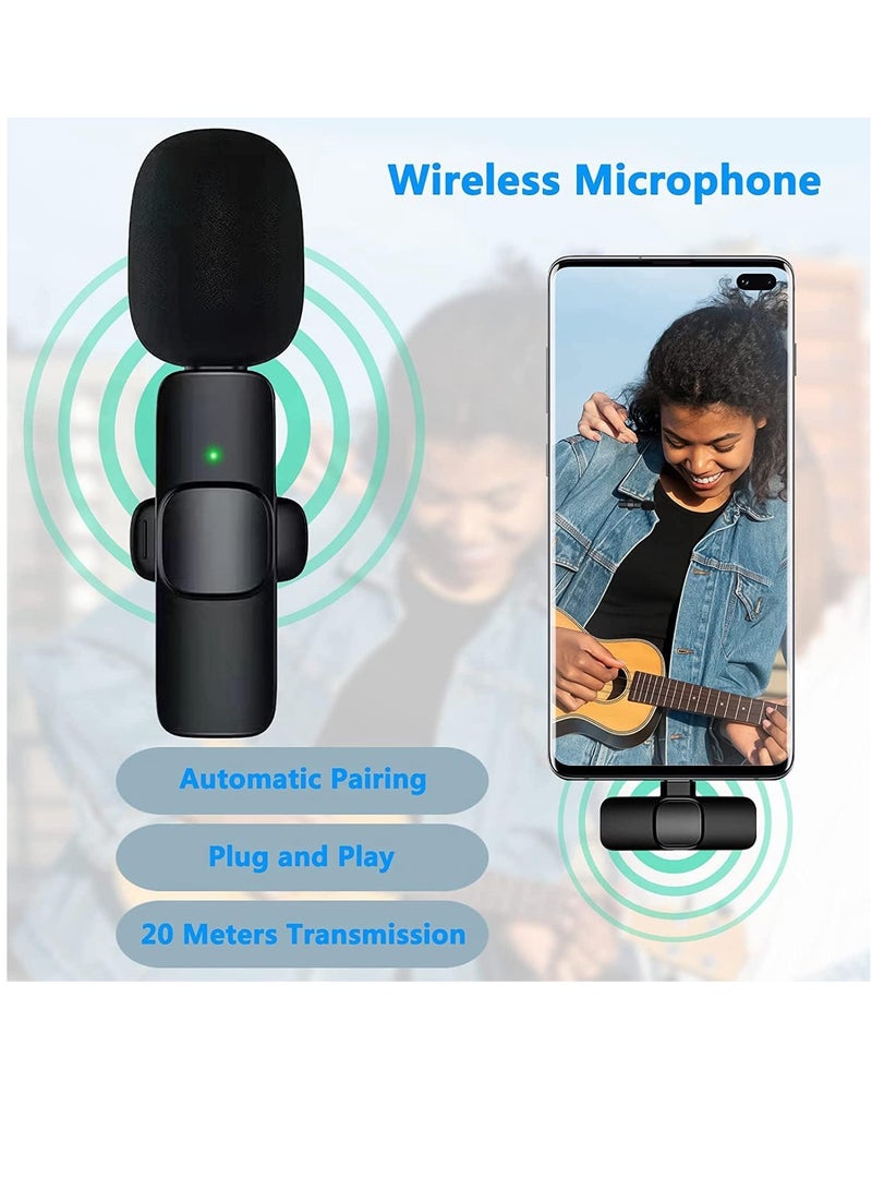 ELTRAZONE ميكروفون لافاليير لاسلكي لجهاز آيفون وآيباد ميني - ميكروفون ليوتيوب وفيسبوك لايف وتيك توك وفلوغ وزوم لتسجيل الفيديو - تقليل الضوضاء/لا حاجة لتطبيق أو بلوتوث - Image 4