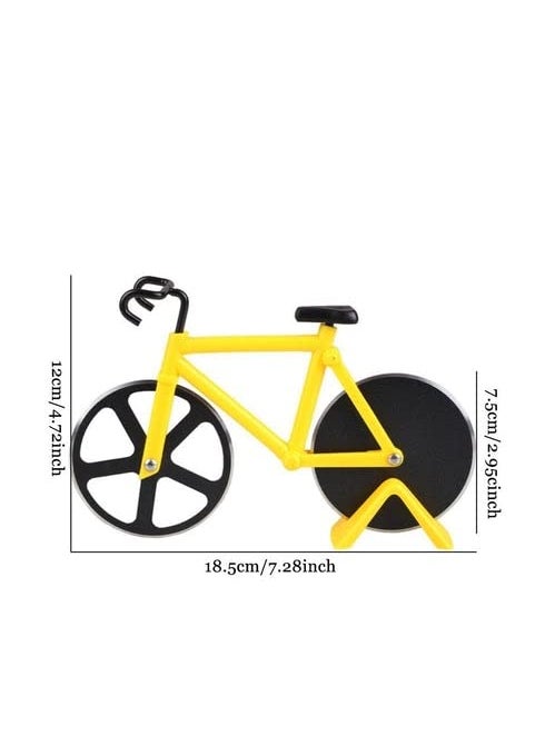 Save SAVE Bicycle Pizza Cutter Stainless Steel Pizza Cutter  - Image 3