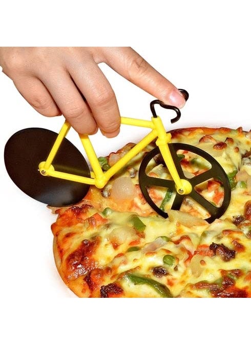 Save SAVE Bicycle Pizza Cutter Stainless Steel Pizza Cutter  - Image 2
