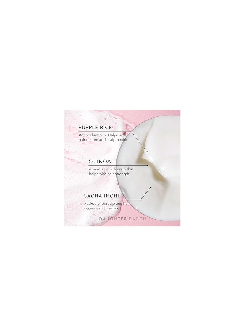 DAUGHTER EARTH DAUGHTER EARTH The Shampoo With Purple Rice Quinoa For Nourishment Hairfall Rescue With Dandruff Frizzy Hair  - Image 2