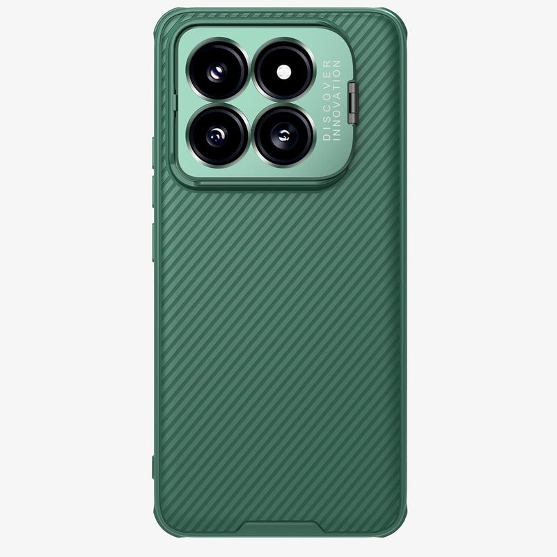 Nillkin Camshield Prop Magnetic Camera-Visible Version Series Cover Case Designed For Xiaomi 14 Deep Green - Image 3