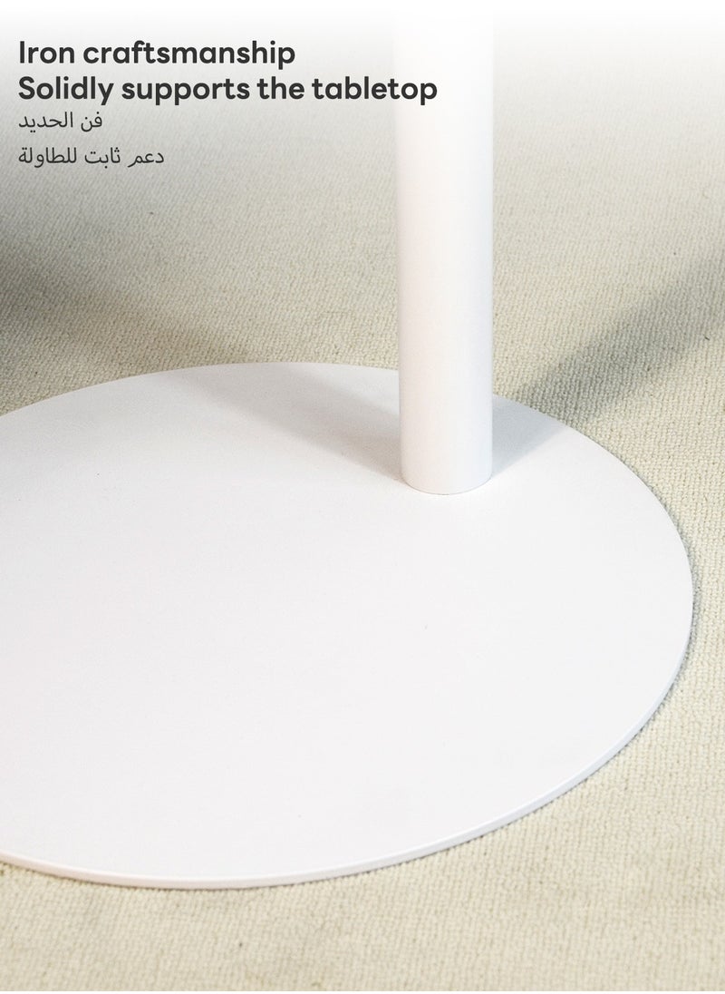 Sharpdo - Side Table,C Shaped Iron Coffee Table, End Table,Couch Table,for Living Room Bedside Bathroom Office Snack Coffee Tables, Easy Assembly - Image 1
