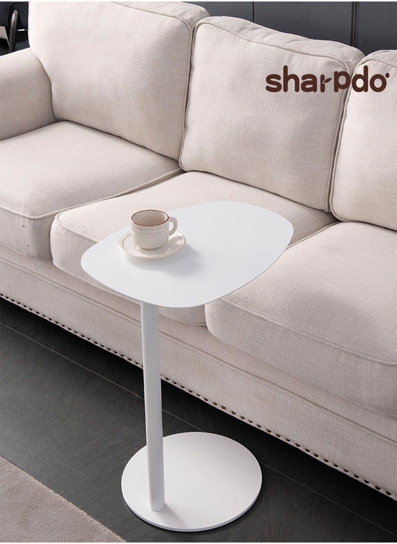 Sharpdo - Side Table,C Shaped Iron Coffee Table, End Table,Couch Table,for Living Room Bedside Bathroom Office Snack Coffee Tables, Easy Assembly - Image 1