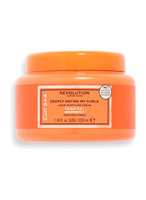 Revolution Haircare Deeply Define My Curls Leave In Styling Cream