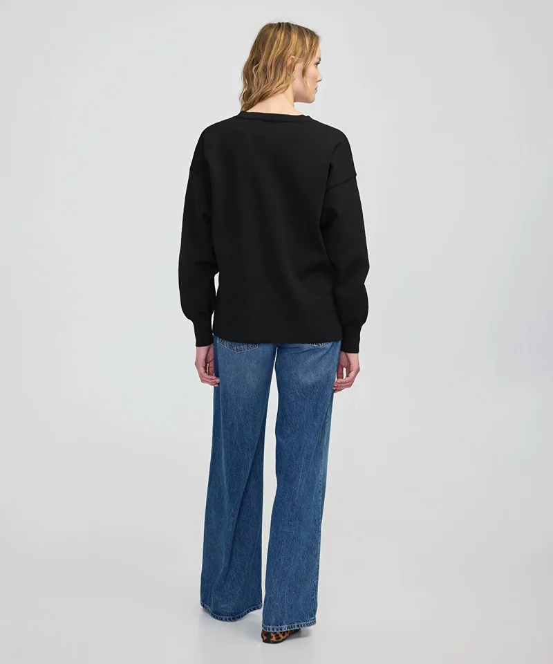 ابيكول V-Neck Basic Knit Sweater
