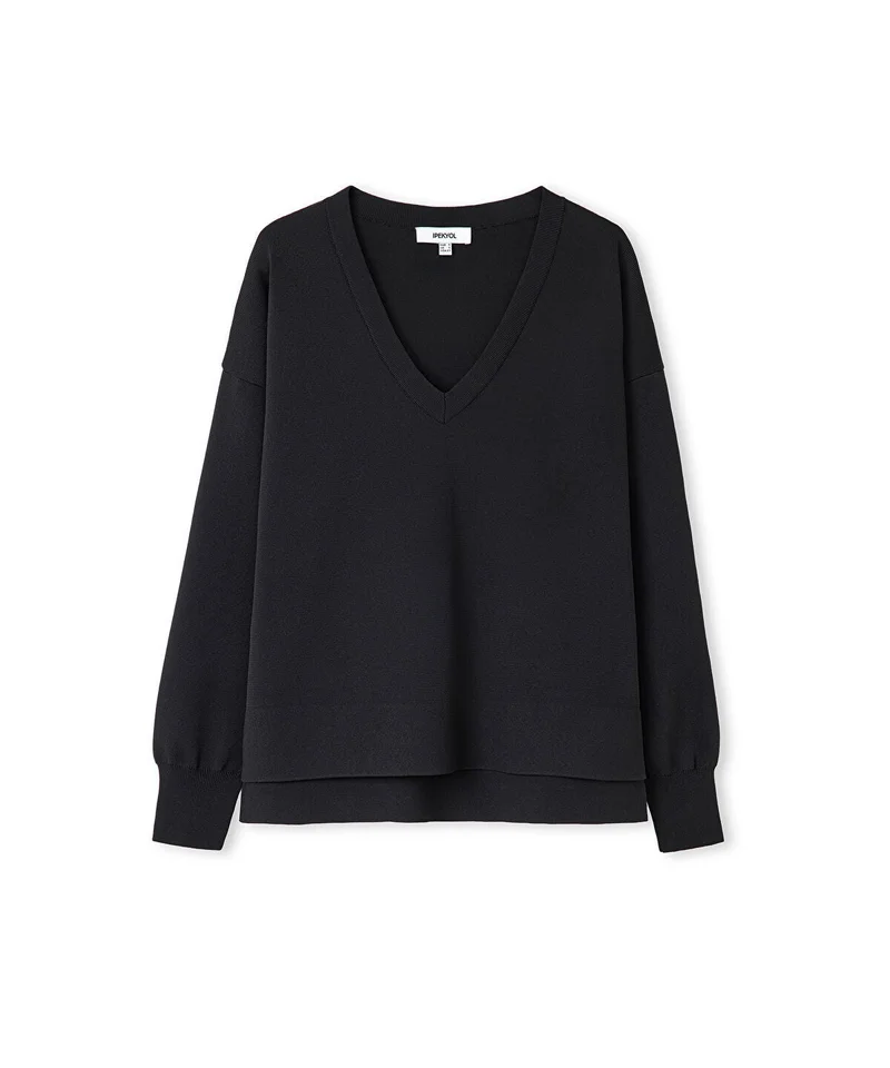 ابيكول V-Neck Basic Knit Sweater