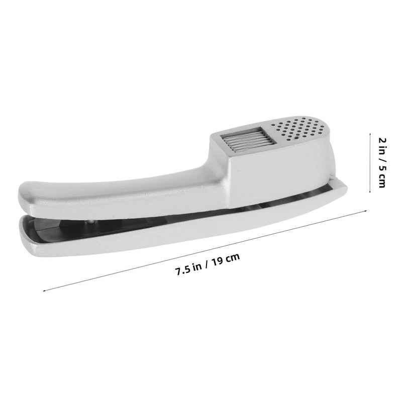 Garlic Press Set With Manual Crusher Peeler And Cleaning Brush Kitchen Tool Home Cooking Gadget - Image 3
