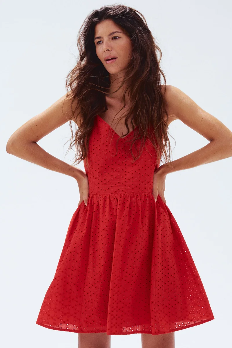 H&M Broderie anglaise strappy dress