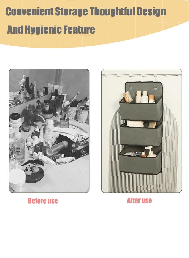 3-Layer Door Hanging Storage Bag - Stylish & Practical Organizer For Home, Bathroom, And Kitchen - Image 2