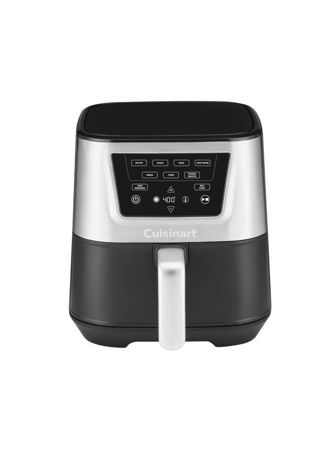 Cuisinart Air Fryer, Large 6-Quart Basket with 4 Cooking Functions to Air Fry, Bake, Roast, and Keep Warm, 3 Presets, PFAS-Free, Dishwasher-Safe Parts, AIR-180, Black & Stainless Steel - Image 1
