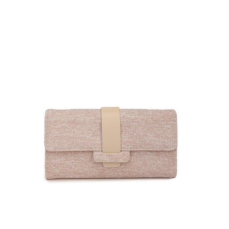 Multifunctional Solid Color PU Leather Wallet, RFID Blocking Design Portable Daily Storage Purse for Cards Cash Coin Business Use - Image 1