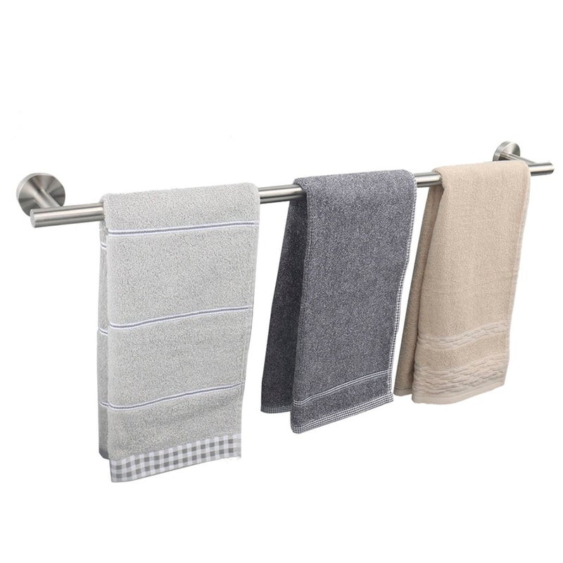 TocTen Bath Towel Bar  Thicken SUS304 Stainless Steel Bathroom Towel Holder Towel Rod for Bathroom Heavy Duty Wall Mounted Towel Rack Hanger 30IN Brushed Nickel