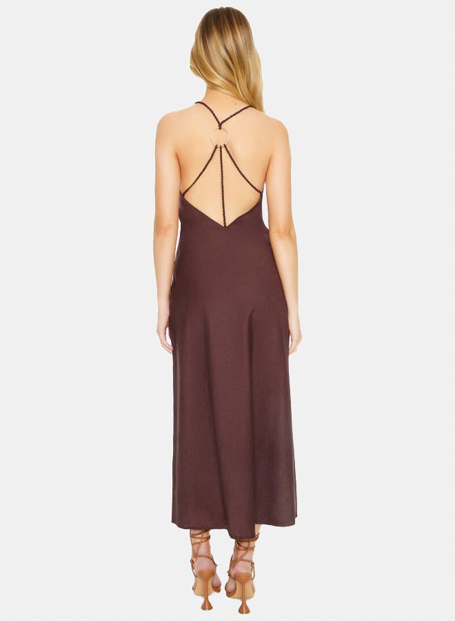 FOREVER 21 Strappy Slip Maxi Dress - Image 4