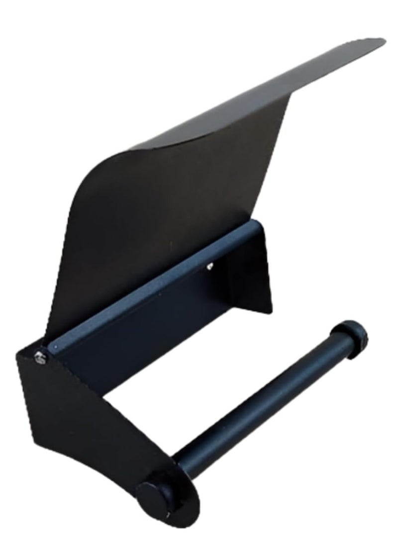 Generic Toilet Tissue Roll Holder - Stainless Black  - Image 2