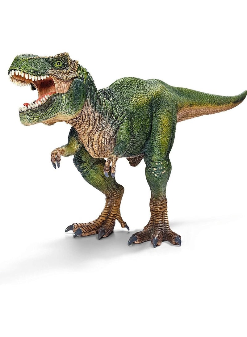 HALAMODO Tyrannosaurus Rex Animal Model With Movable Jaw -  Realistic Dinosaur Statue, Children'S Educational Cognitive Toy, Dinosaurs Action Figure, Bath Pool Water Toy, Birthday Party Gift, Prehistoric Dinosaur Collection Decor, Green , 26*8*13 cm - Image 4