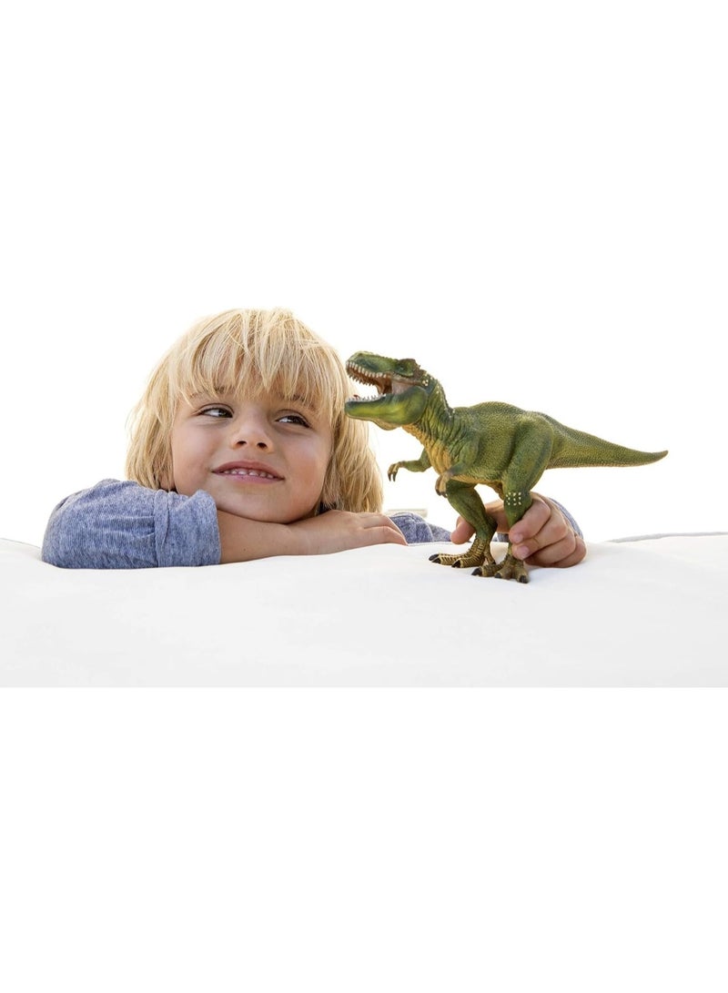 HALAMODO Tyrannosaurus Rex Animal Model With Movable Jaw -  Realistic Dinosaur Statue, Children'S Educational Cognitive Toy, Dinosaurs Action Figure, Bath Pool Water Toy, Birthday Party Gift, Prehistoric Dinosaur Collection Decor, Green , 26*8*13 cm - Image 2