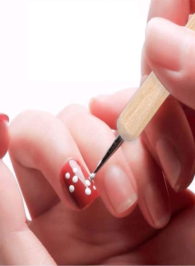 SHB 9 Piece Ball and Wooden Dotting Tool Set Embossing Stylus for Clay Pottery Ceramic Nail Art and Polymer Clay - Image 2