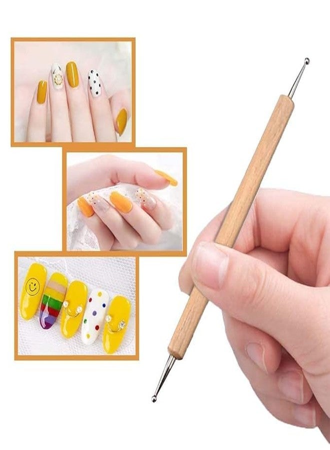 SHB 9 Piece Ball and Wooden Dotting Tool Set Embossing Stylus for Clay Pottery Ceramic Nail Art and Polymer Clay - Image 3