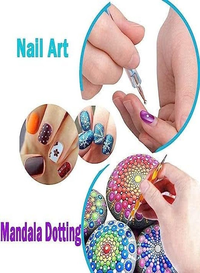 SHB 9 Piece Ball and Wooden Dotting Tool Set Embossing Stylus for Clay Pottery Ceramic Nail Art and Polymer Clay - Image 4