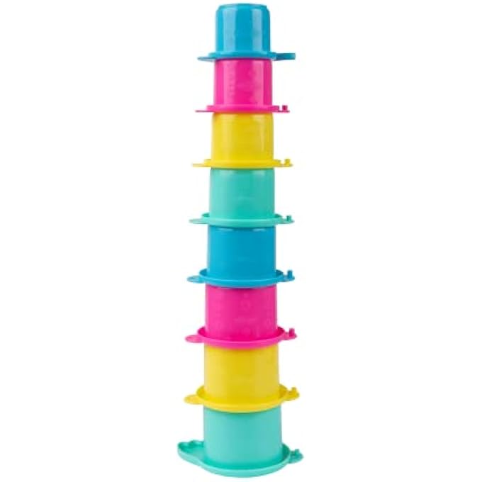 STACKING CUP CROCODILE - PASTEL - Image 1