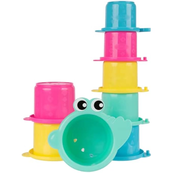 STACKING CUP CROCODILE - PASTEL - Image 2