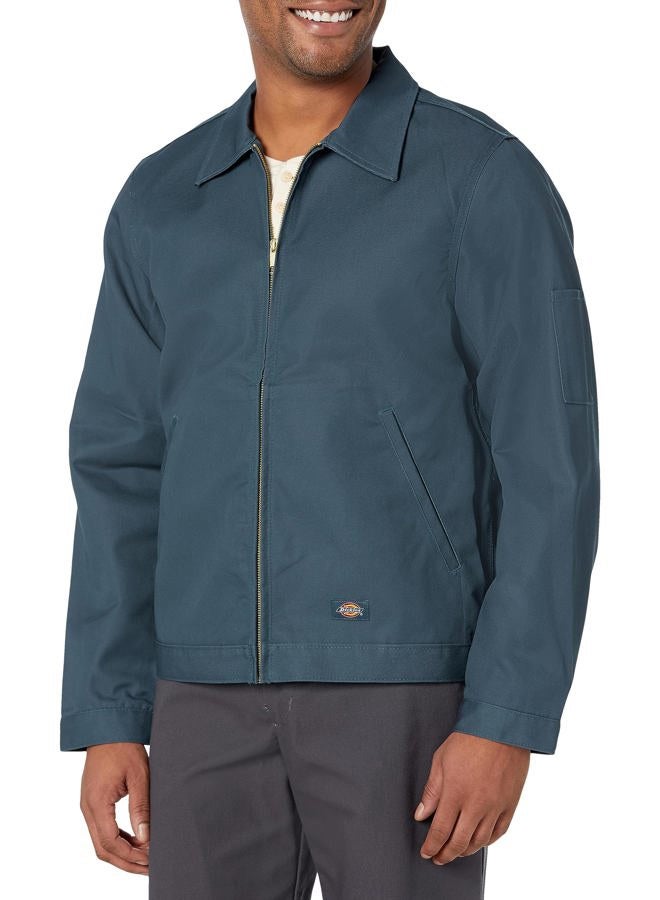 Dickies Men's Unlined Eisenhower Jacket, Airforce Blue, L - Image 1