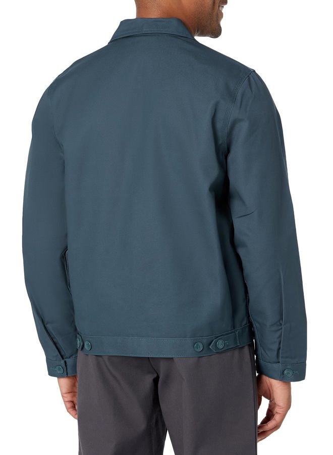 Dickies Men's Unlined Eisenhower Jacket, Airforce Blue, L - Image 2