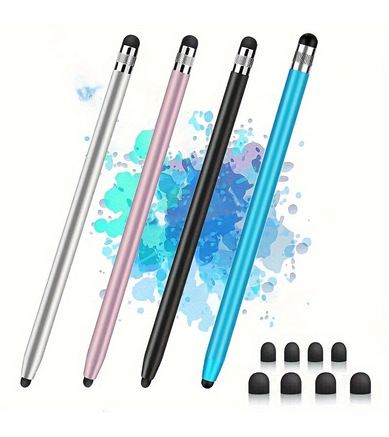 4pcs Touch Screen Stylus With High Sensitivity And Precision Capacitive Silvery Stylus Compatible With Iphone Ipad Pro Tablets Samsung Galaxy Pc - Image 5