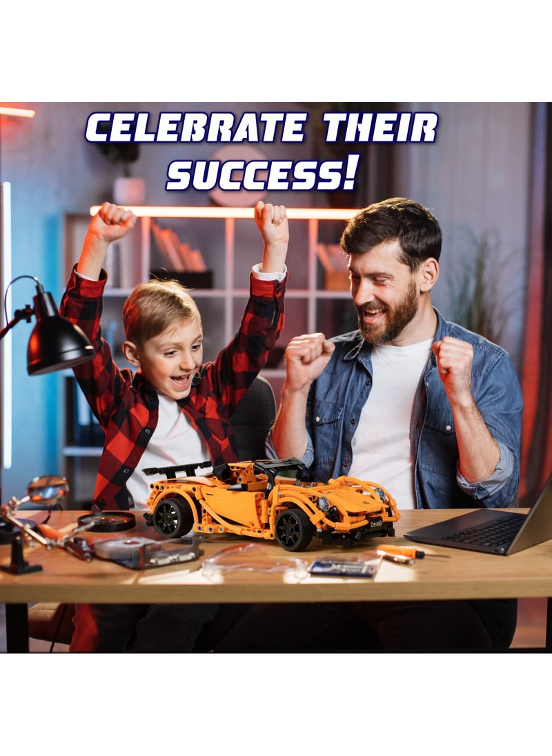 WISEPLAY WISEPLAY STEM Kits for Kids Age 8-10 - 421 pcs RC Car Kits to Build - Stem Projects for Kids Ages 8-12 - STEM Building Toys for Boys Age 8-12 - Engineering Toys for Kids 8-10 - Build Your Own RC Car  - Image 2