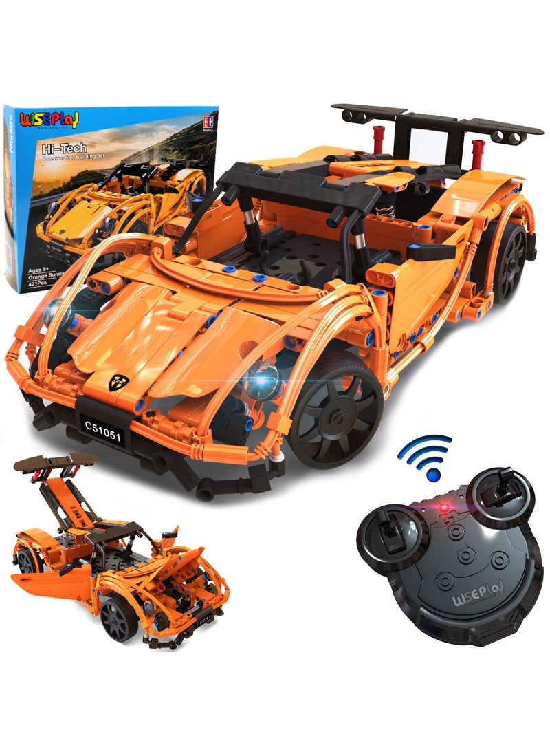 WISEPLAY WISEPLAY STEM Kits for Kids Age 8-10 - 421 pcs RC Car Kits to Build - Stem Projects for Kids Ages 8-12 - STEM Building Toys for Boys Age 8-12 - Engineering Toys for Kids 8-10 - Build Your Own RC Car  - Image 1