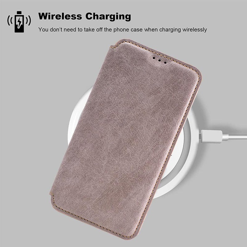 erorex For Iphone 17 Pro Max Flip Card Slot Magsafe Leather Phone Case(Black) - Image 2