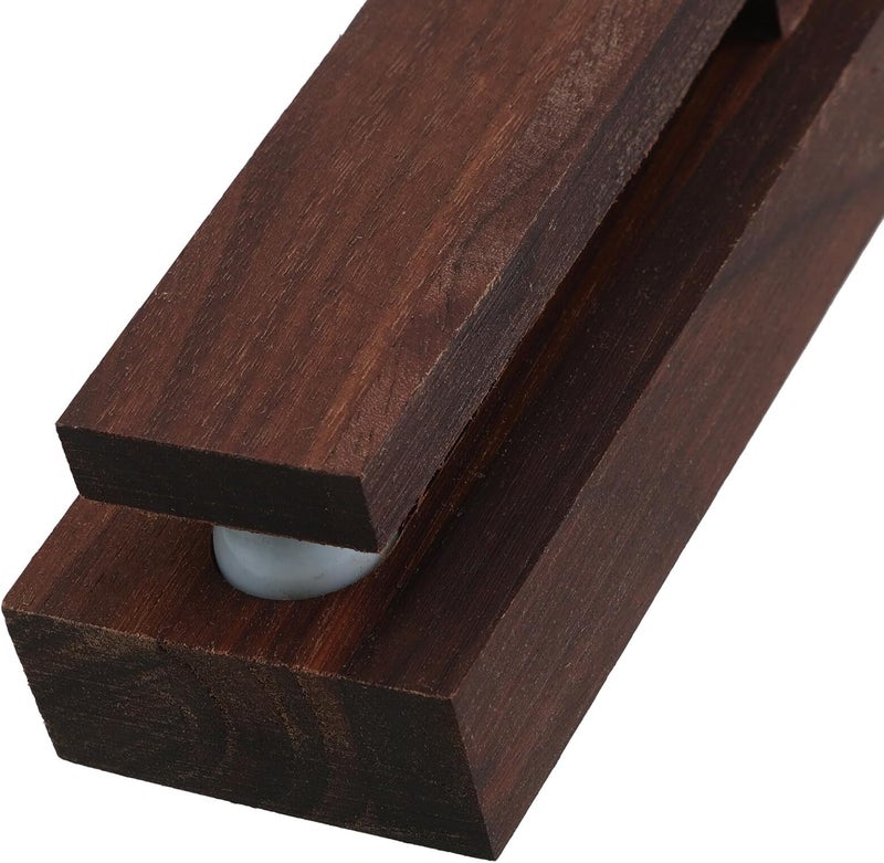 Zerodeko Wooden Wall Hooks for Hanging Coats and Bags, Adhesive Rustic Walnut Wood Coat Rack with Strong Glue, No-Drill Indoor Cloakroom Hooks for Entryway and Bedroom Organization - Image 2