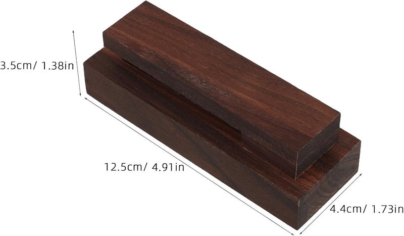 Zerodeko Wooden Wall Hooks for Hanging Coats and Bags, Adhesive Rustic Walnut Wood Coat Rack with Strong Glue, No-Drill Indoor Cloakroom Hooks for Entryway and Bedroom Organization - Image 1