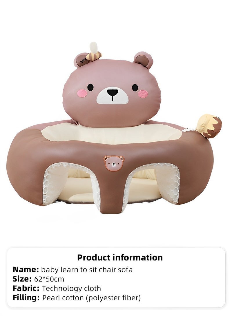 Baby Sitting Support Seat Sofa, Baby Sofa Learn Sitting Chair, Baby Sitting Chair, Infant Sit-up Sofa, Infant Floor Seat With Back Support, Toddler Activity and Feeding Seat, Gift for Kids Boy Girl - Image 1