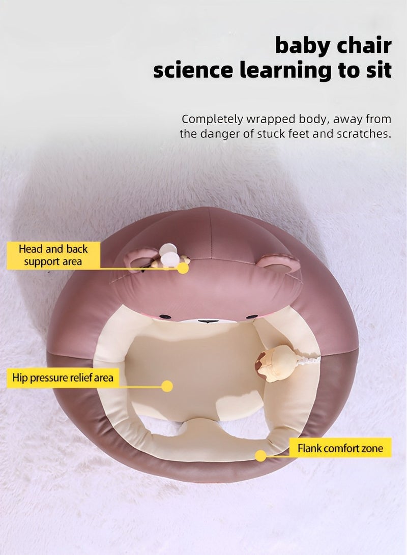 Baby Sitting Support Seat Sofa, Baby Sofa Learn Sitting Chair, Baby Sitting Chair, Infant Sit-up Sofa, Infant Floor Seat With Back Support, Toddler Activity and Feeding Seat, Gift for Kids Boy Girl - Image 3