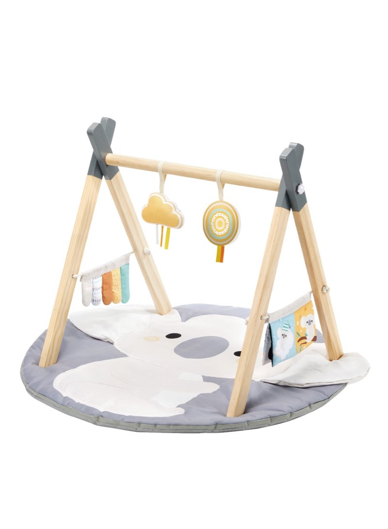 Factory Price صالة ألعاب نيرا الخشبية للأطفال مع أرضية وسادة ناعمة وألعاب محشوة قابلة للإزالة - كوالا أ - Image 1