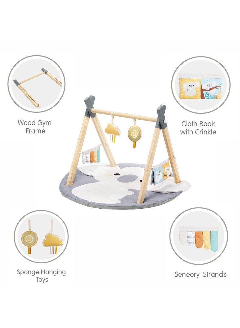 Factory Price صالة ألعاب نيرا الخشبية للأطفال مع أرضية وسادة ناعمة وألعاب محشوة قابلة للإزالة - كوالا أ - Image 3