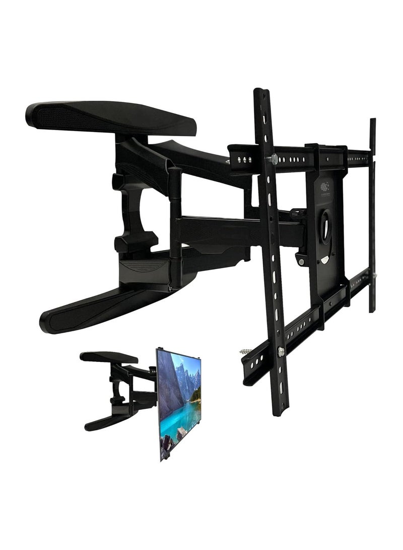 Stargold Heavy Duty Full Motion TV Wall Mount Bracket Fit 32”-75” Inches LCD LED CURVED Screen TV Black - Image 2