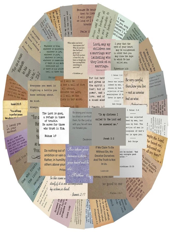 ANWYLL ملصقات أنويل 180 قطعة من آيات الكتاب المقدس - ملصقات مسيحية ملهمة بتصميم كلاسيكي، ملصقات تدوين يوميات الكتاب المقدس، ملصقات دينية ذاتية اللصق، ملصقات إيمان يسوع، ملصقات لوازم الدراسة والتخطيط (3 قطع/لكل مجموعة) - Image 1
