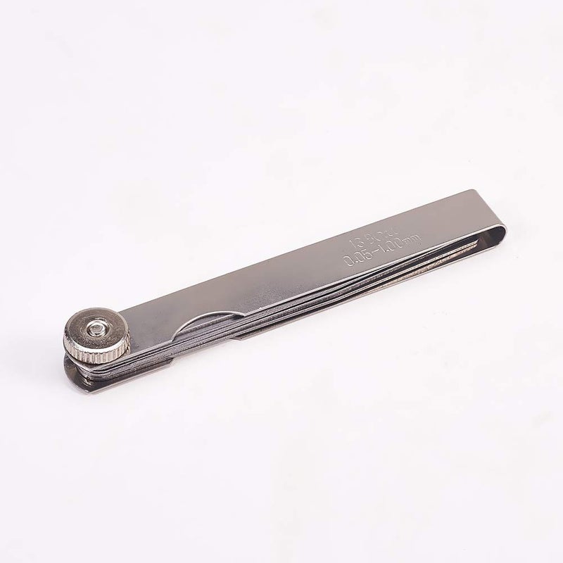 Utoolmart Metric Feeler Gauge,Manganese Steel Gap Measure Tool 100mm/3.9-inch Length with 13 Blades 1pcs - Image 2