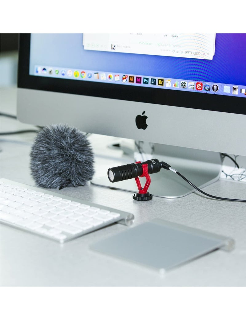 BOYA On Camera Shotgun Video Microphone by-MM1 YouTube Vlogging Facebook Livestream Recording Mic for iPhone Huawei Android Smartphone - Image 5