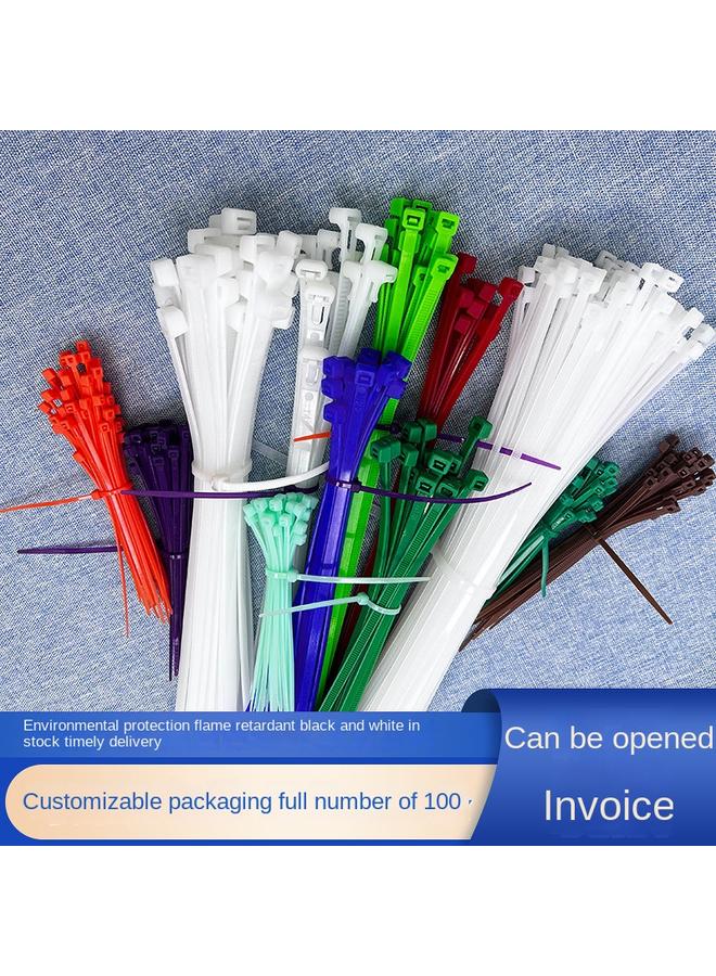 Bluejw Color Self-locking Nylon Cable Tie Industrial Gardening Household Strong Binding Cable Tie Factory Direct Sales  - Image 2