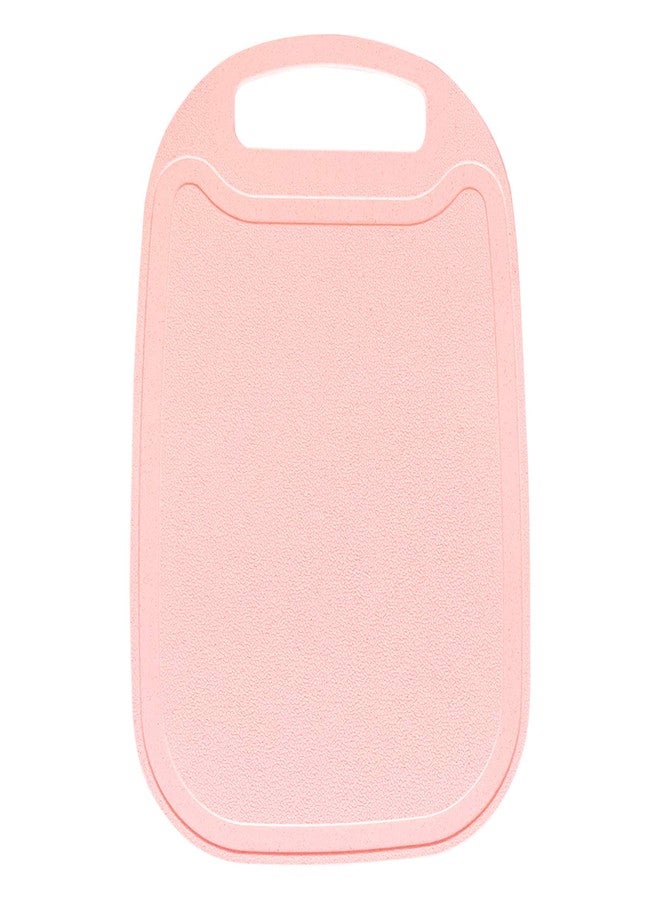 Lnrkai Cutting Board for Kitchen, Wheat Straw Chopping Boards with Juice Grooves and Easy Grip Handle, Dishwasher Safe,Non Scratch (pink) - Image 1