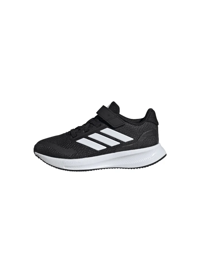 Adidas Adidas Runfalcon 5 El C U Black Running Shoes For Kids