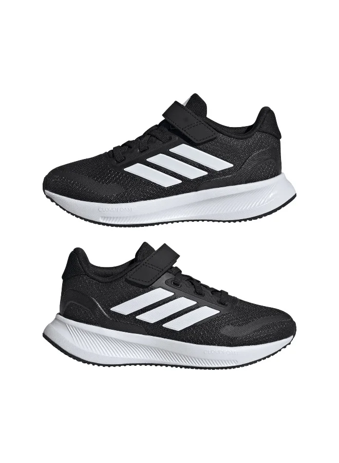 Adidas Adidas Runfalcon 5 El C U Black Running Shoes For Kids