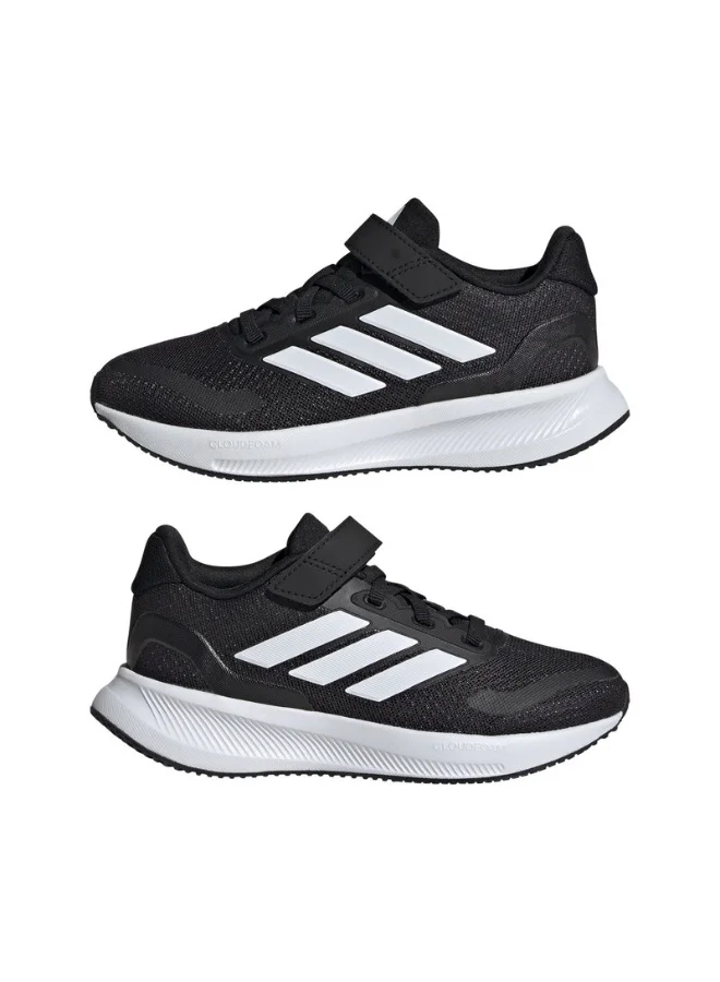 Adidas Adidas Runfalcon 5 El C Black Running Shoes For Kids 10K
