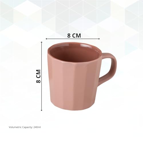 Clay Craft Fine Ceramic Armada Lilac Cups & Saucer, Set of 12, Cups for Tea & Coffee, Gift Set, Elegant Design for Home and Kitchen and Can Be Gifted to Your Loved Ones On Any Occassions - Image 4